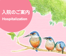 入院のご案内 Hospitalization